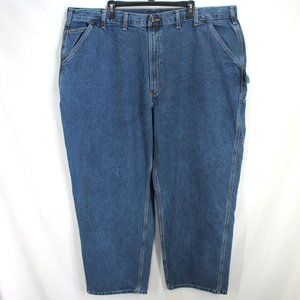 Carhartt Loose Fit Utility Jeans Mens Sz 48 x 30 Medium Wash Carpenter B13-DPS